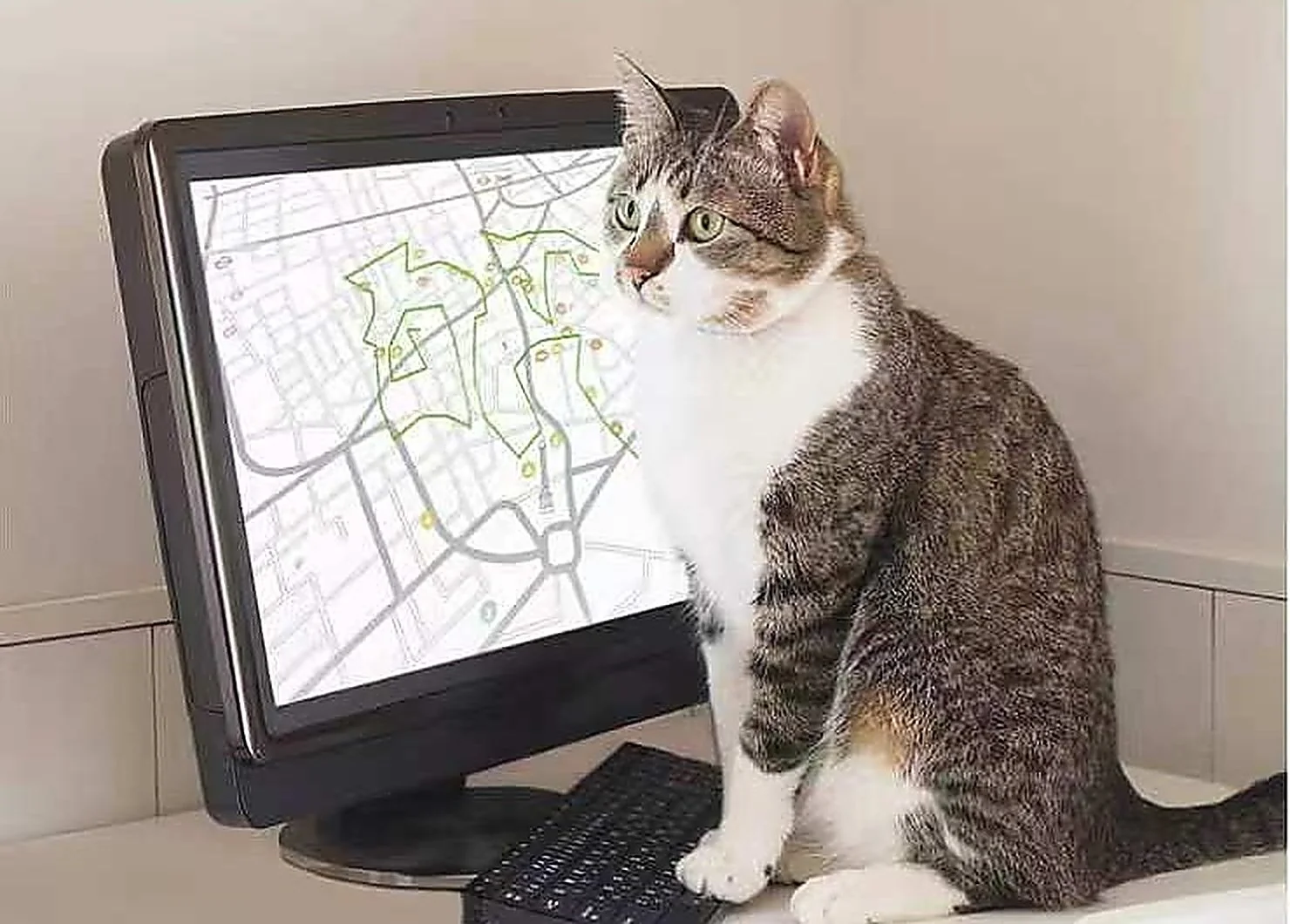 Opening the daily track file on a computer